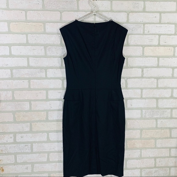 Hugo Boss Dapeplina Black Peplum Sheath Dr… - Picture 6 of 8
